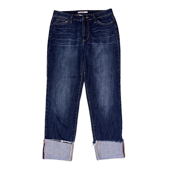 SAM EDELMAN The Mary Jane High Rise Straight Crop Stretch Jeans Size 30 - Picture 3 of 12